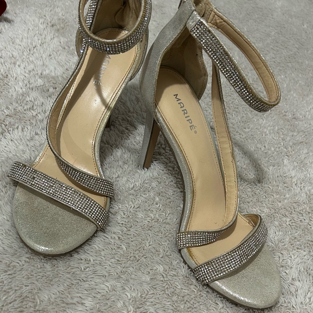 Silver heels